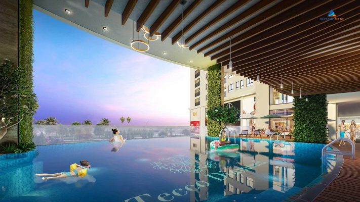 Tiện ích căn hộ Tecco Diamond - Hồ bơi trong nhà
